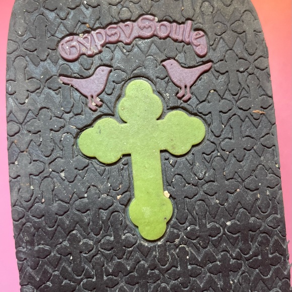 NIB Gypsy Soule Brenda Wedge Sandals s:10M SHE IS NO LONGER IN BIZ-COLLECTORS!! - Picture 8 of 15